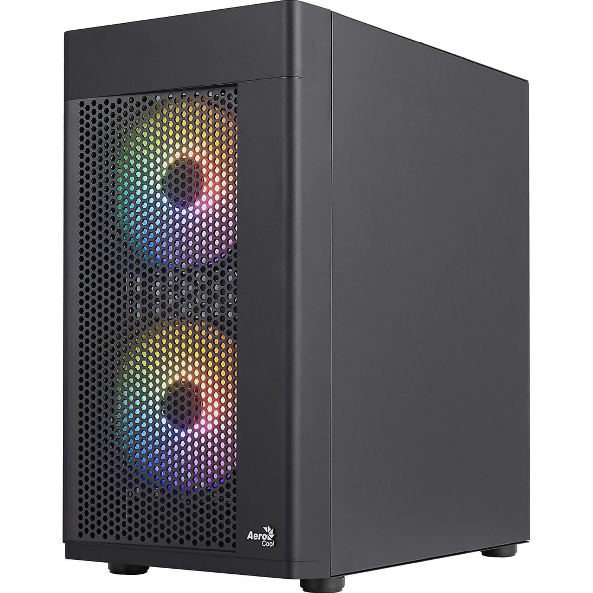 ATX Semi-toren doos Aerocool HEXFORMBKV2 Zwart